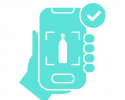 phone holding icon